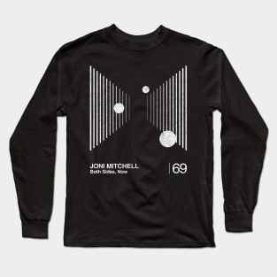 Joni Mitchell / Minimalist Graphic Artwork Design Long Sleeve T-Shirt